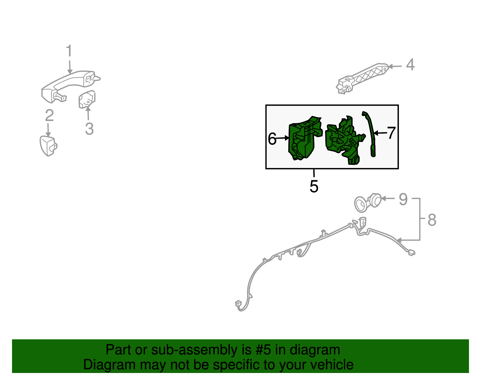 Rear Door Latch (15855983)