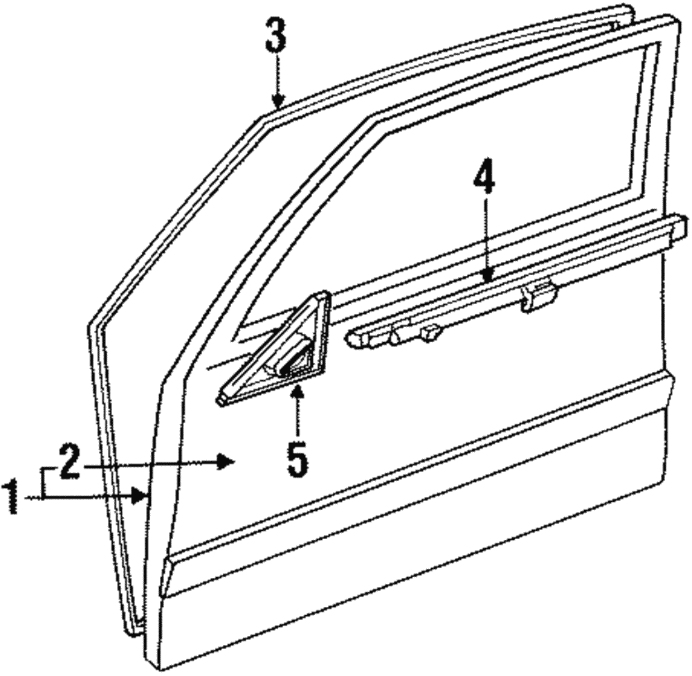 Weatherstrip - GM (20362395)