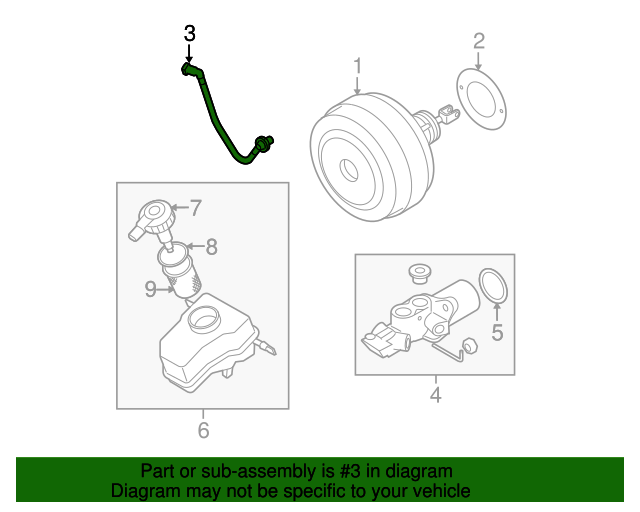 Genuine BMW 11-66-7-550-919 | Vacuum Hose | FREE Shipping on Most ...