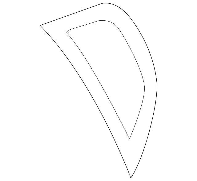Quarter Window Glass - GM (96543050)