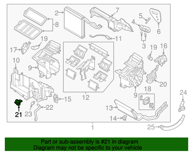 20142021 Mazda HVAC Blower Motor Control Module BHS261765 MazdaParts