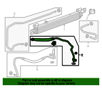OEM NEW 3.6L Automatic Transmission Oil Cooler Outlet Hose Pipe 23171463 OEM NEW 3.6L Automatic Transmission Oil Cooler Outlet Hose Pipe 23171463