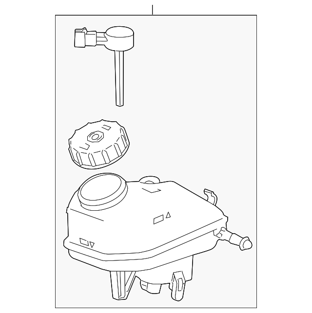 20102017 GM Brake Master Cylinder Reservoir 22758182