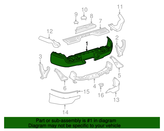 5215104051 Bumper 20052015 Toyota Sparks Parts