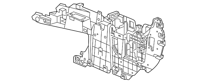 Console Assembly-F/Floor Lower                    *Jet Black - GM (84093685)