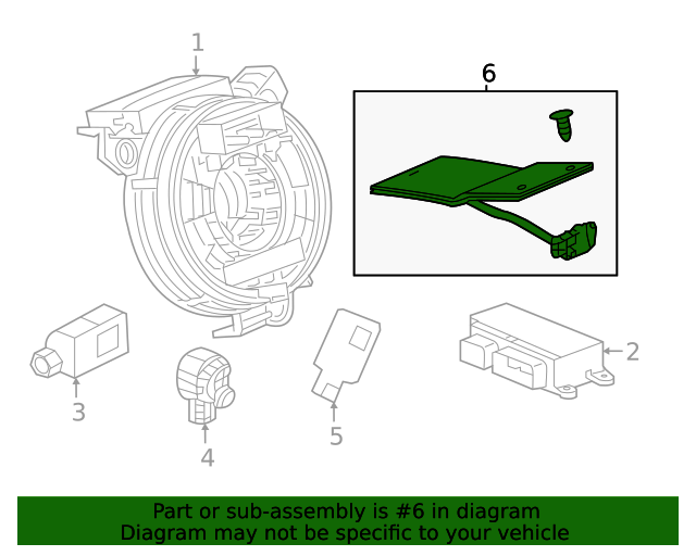20192022 Cadillac XT4 Airbag Front Passenger Presence Module with