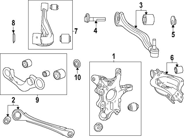 2023-2024 Toyota Ft Upper Control Arm 48770-48030 | Toyota Parts  