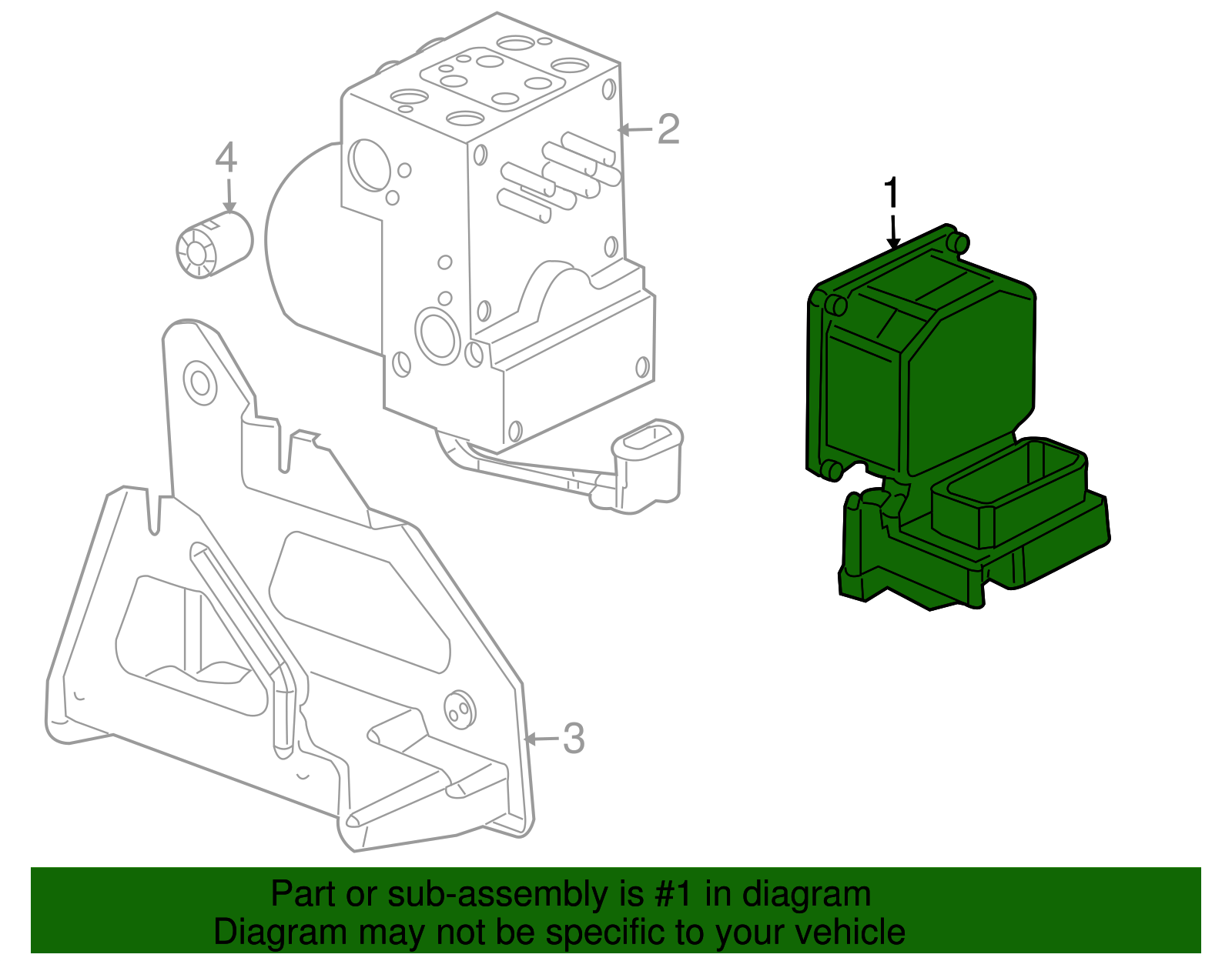 Module Assembly, Elek Brake Control (Remanufactured) - GM (19301997)