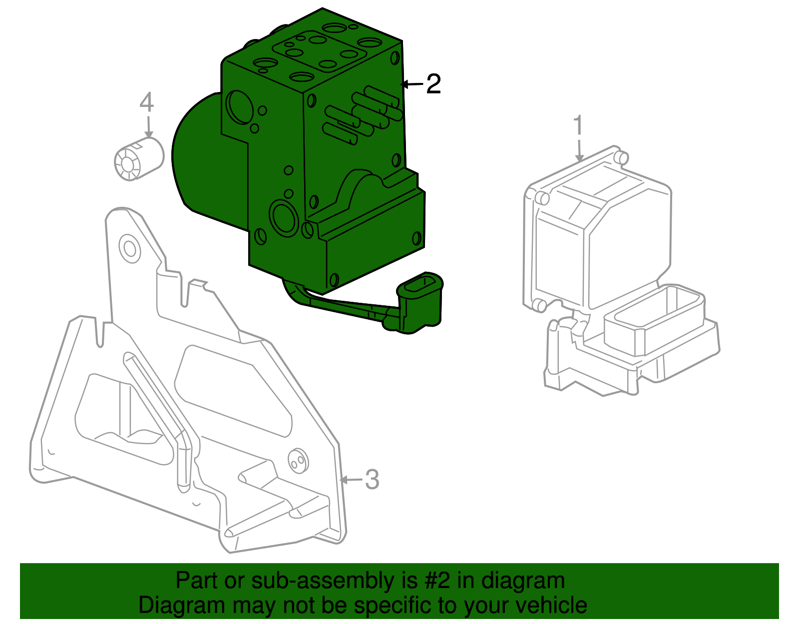 Valve Assembly-Brake Press Module (19416846)