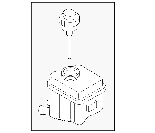 7L6422371E Reservoir 20072015 Audi Q7 Audi OEM Parts