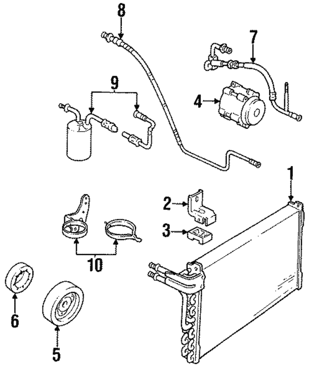 Condenser Insulator - Ford (E9SZ-19C566-A)