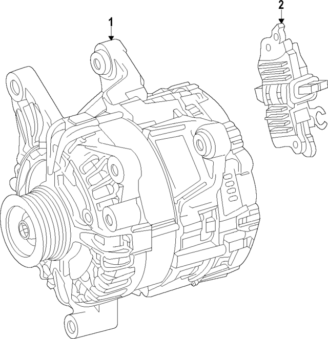 0001542500 Voltage Regulator MercedesBenz USA Parts