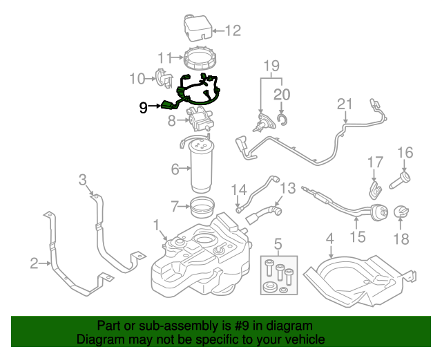 Ford CK4Z 14407 D Diesel Exhaust Fluid Def System Main Wiring 