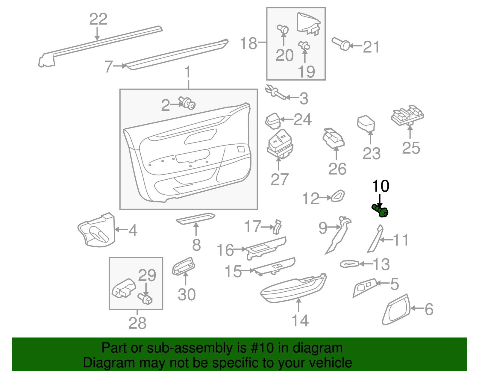 Pull Handle Bolt - Volkswagen (N-103-346-04)