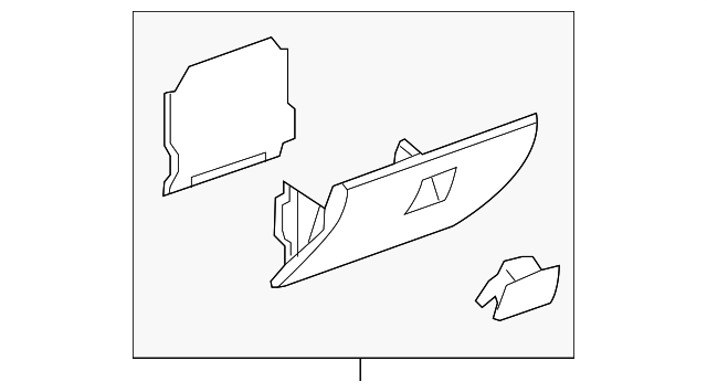 Door Assembly-I/P Compt                      *Left Cashmere - GM (15818682)