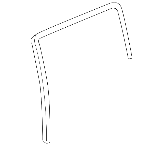 Weatherstrip Assembly-Rear S/D Wdo   Otr - GM (94724098)