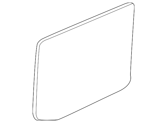 Passenger Side Rear Door Window - GM (93355090)