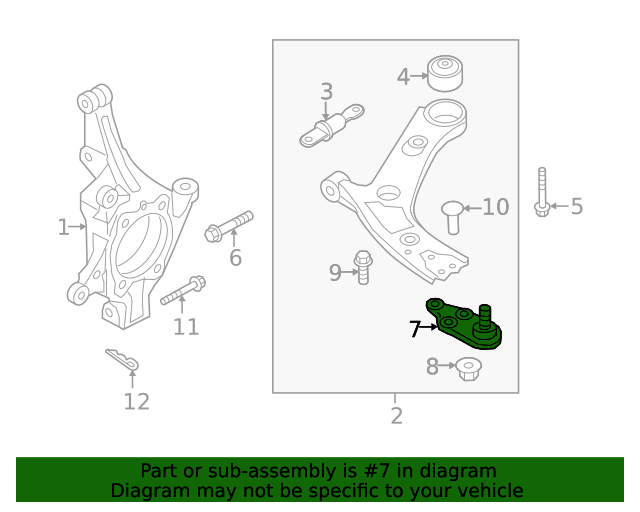 54530P2000 Ball Joint 20212023 Kia Sorento Kia.Parts Store