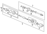 Drive Shaft Assembly, R - Honda (44305-TBC-A01)