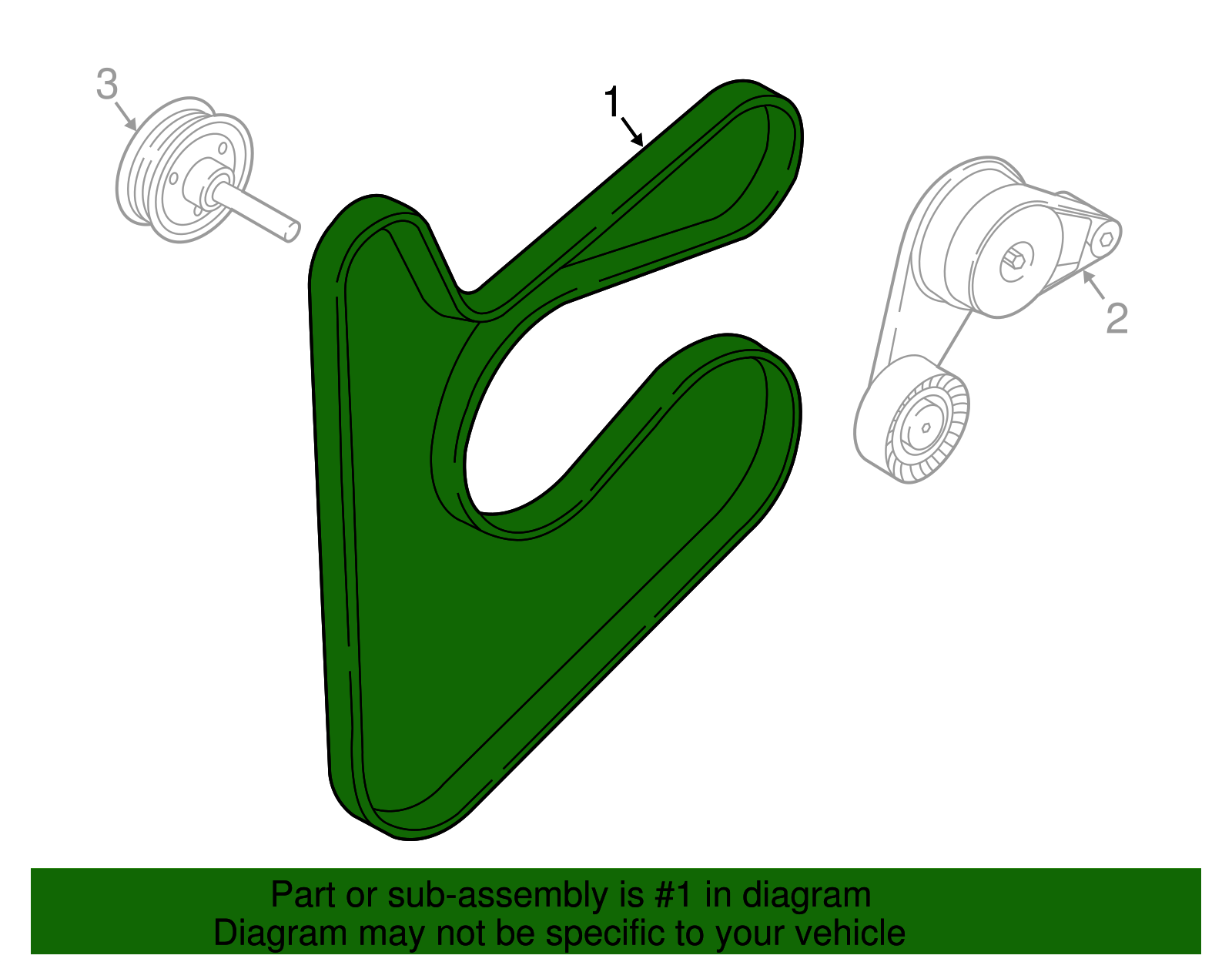 2015-2021 Hyundai Serpentine Belt 25212-2E300 | Retail Performance Auto ...