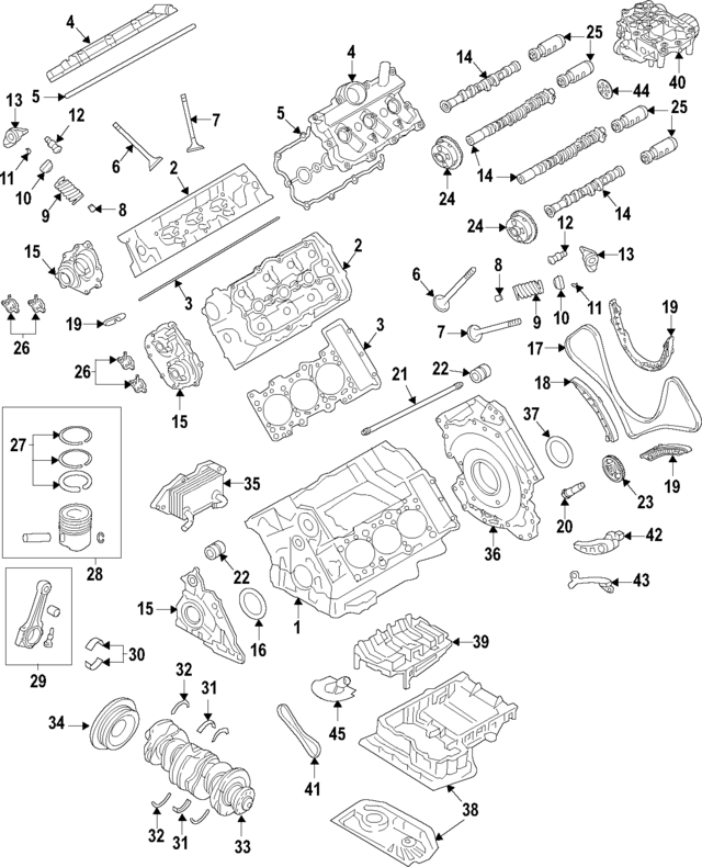 Porsche OEM Connecting Rod Bearing Part 9A710570200 OEM Vehicle Parts