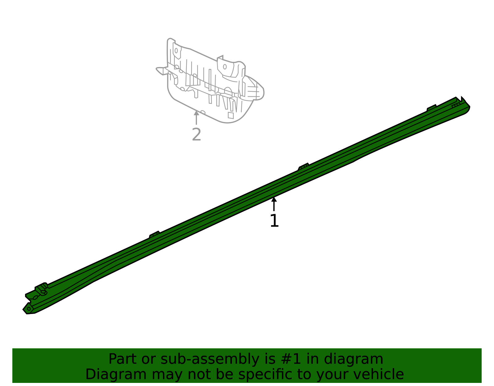 Rocker Molding 11A-853-855-B-9B9