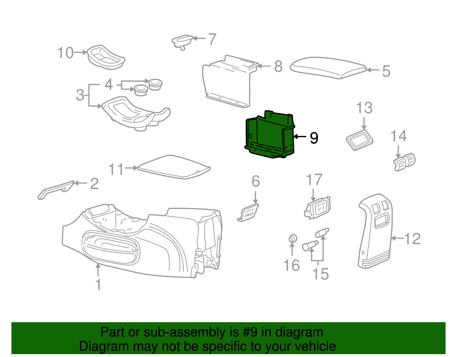 Mount Bracket - Ford (YL1Z-18C835-BAA)