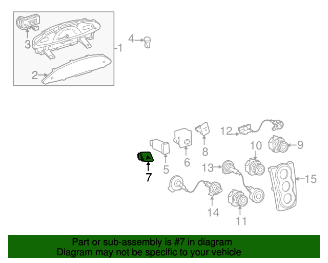 20072011 Toyota Yaris Hazard Switch 8433252030 OEM Parts Online