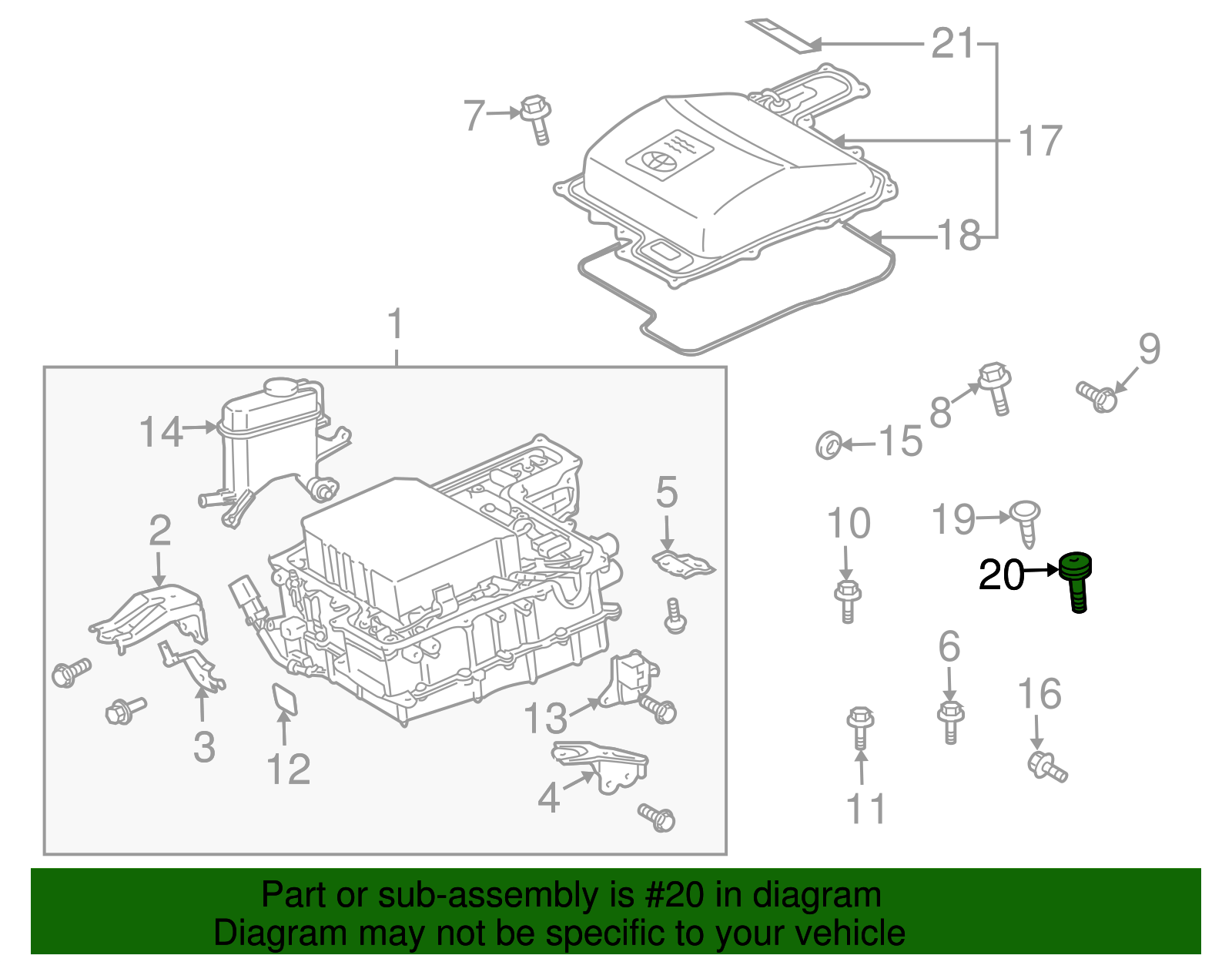 Cover Screw - Toyota (90148-60047)