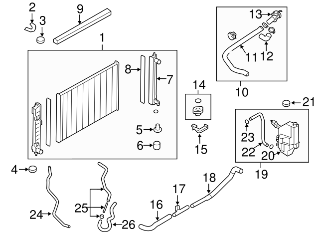 21501JP00B Genuine Nissan HOSE-RADIATOR,UPPER 21501-JP00B