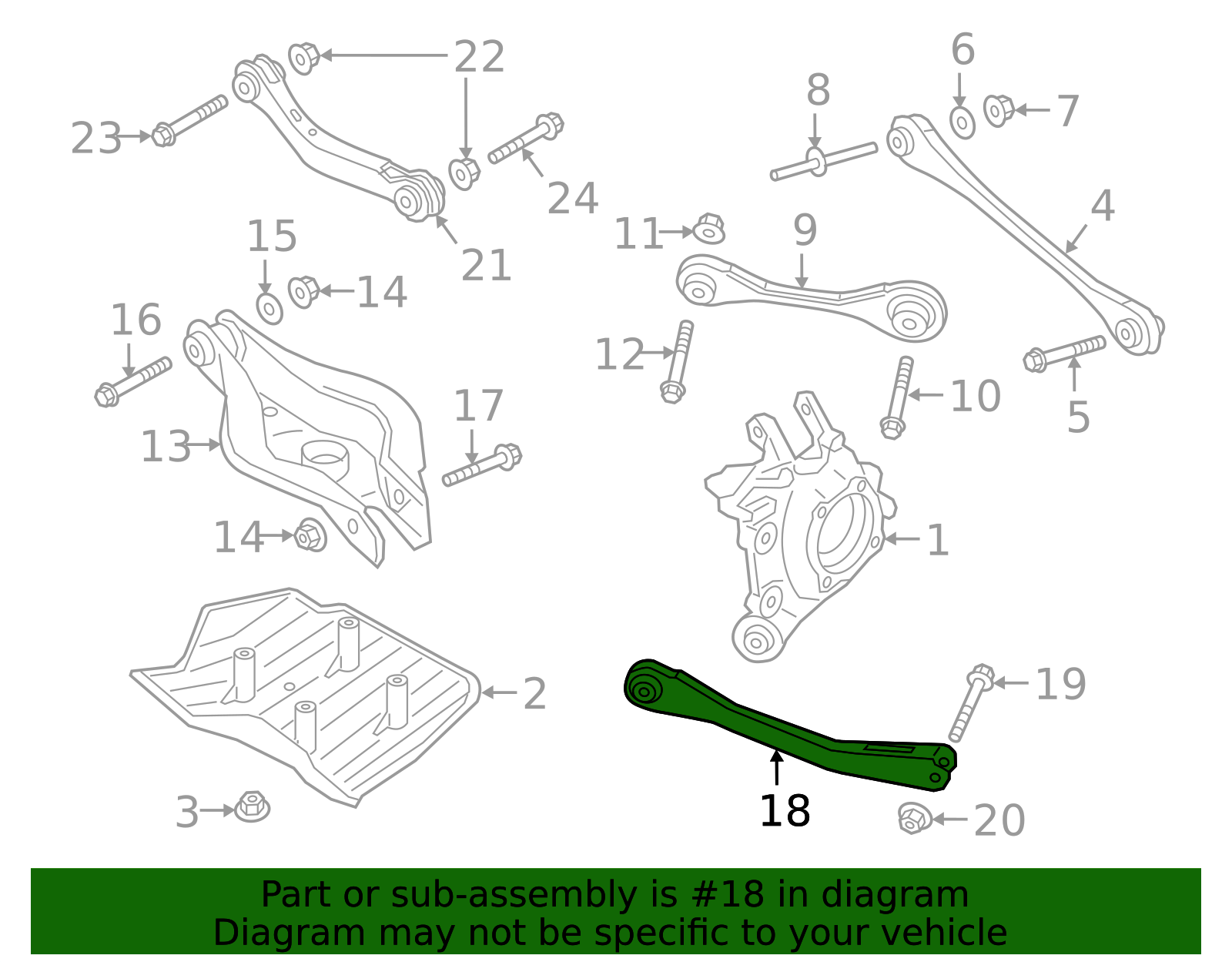 2020-2025 Toyota GR Supra Trailing Arm 48711-WAA01 | OEM Parts Online