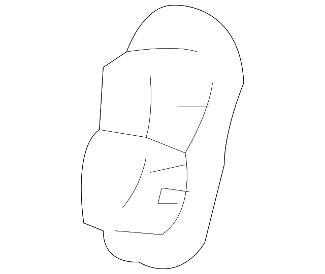 Ebony Child Seat Anchor Plate Trim Cap - GM (89026561)
