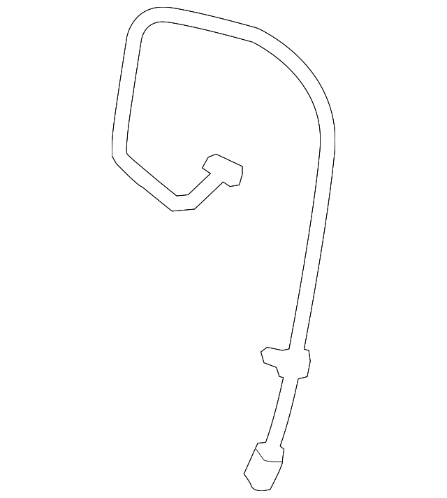 82246SZAA01 Cable B, Rear Seat Reclining Lever 20092015 Honda