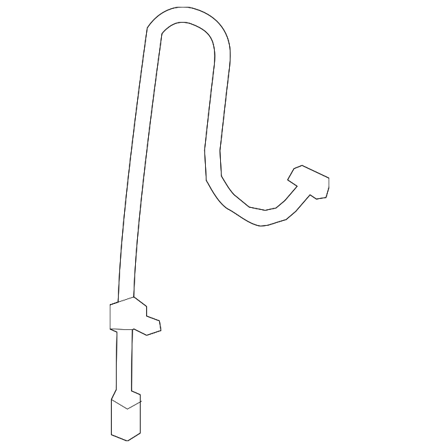 82245SZAA01 Cable A, Rear Seat Reclining Lever 20092015 Honda