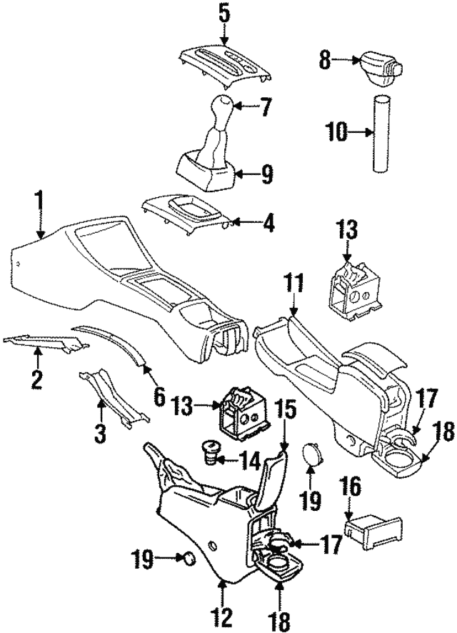 Cup Holder 1HM-862-543-Y01