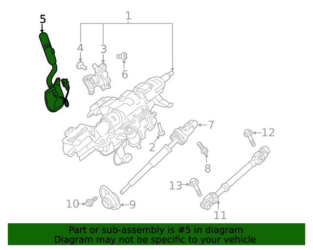 20172020 Ford Shift Lever HC3Z7A256B QuirkParts