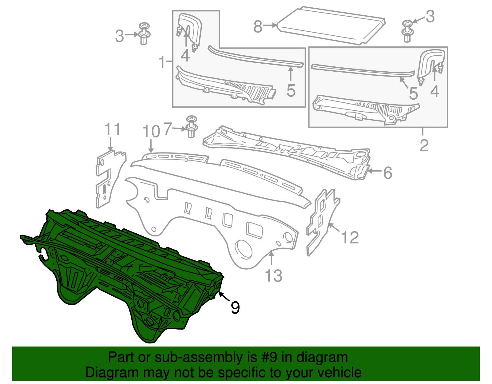 Panel Assembly-Da - GM (92209797)