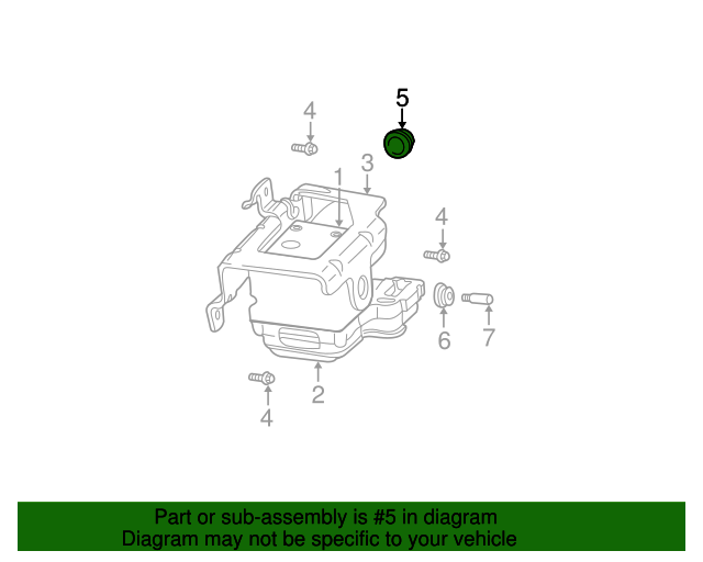 Mount Bracket Bushing GM (12389626) NewGMParts