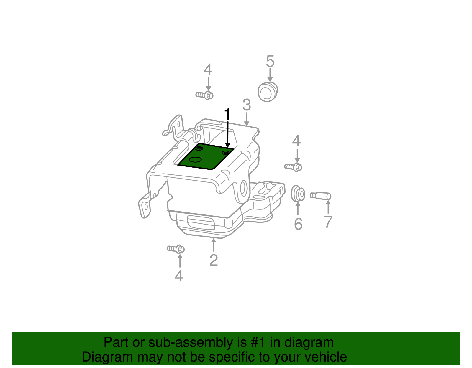 Brake Pressure Modulator Valve - GM (89027152)
