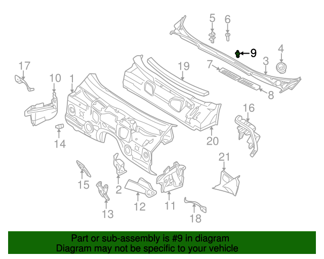 Genuine BMW 51138174852 Vent Screen Clip FREE Shipping on Most