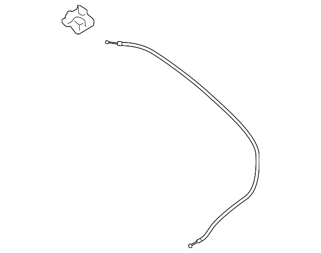 20082017 Subaru Hood Release Cable 57330FG080 Subaru Parts For You