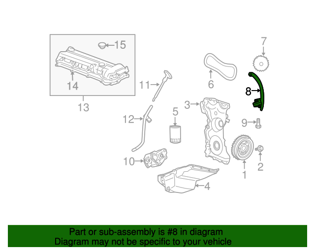 LF0212500 Engine Timing Chain Tensioner 20012015 Mazda Mazda Swag