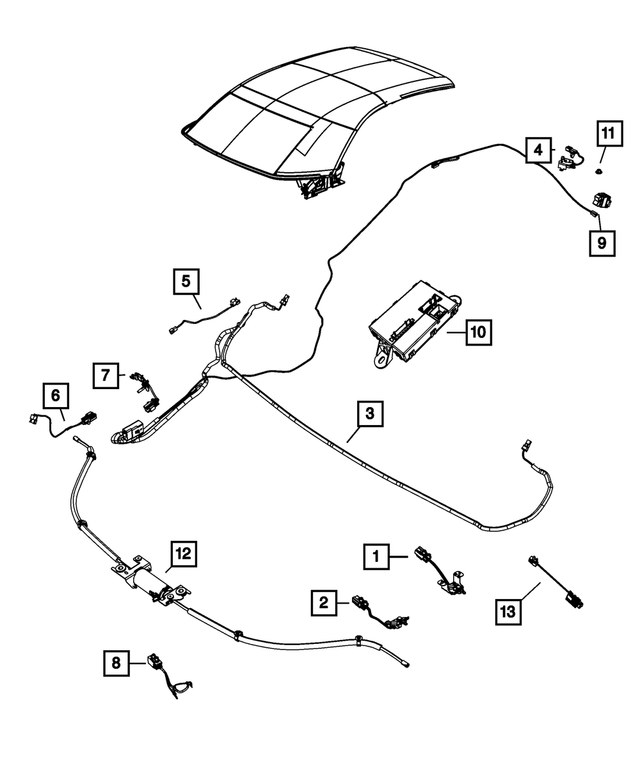 4602674AL Convertible Top Control Module 20072014 Chrysler Your