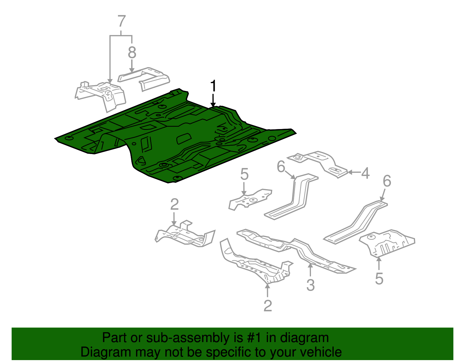 Panel, Floor - GM (25937399)