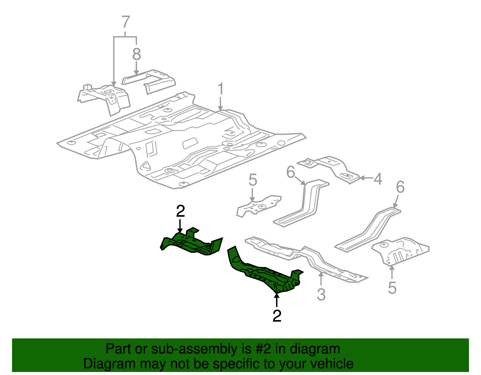 F Reinforcement - GM (25887685)