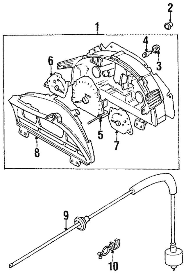 19982001 Chevrolet Metro Cable 30013156 OEM Parts Online