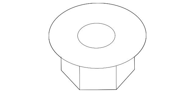 CHRYSLER OEM Front Suspension-Lower Ball Joint Nut 6507676AA