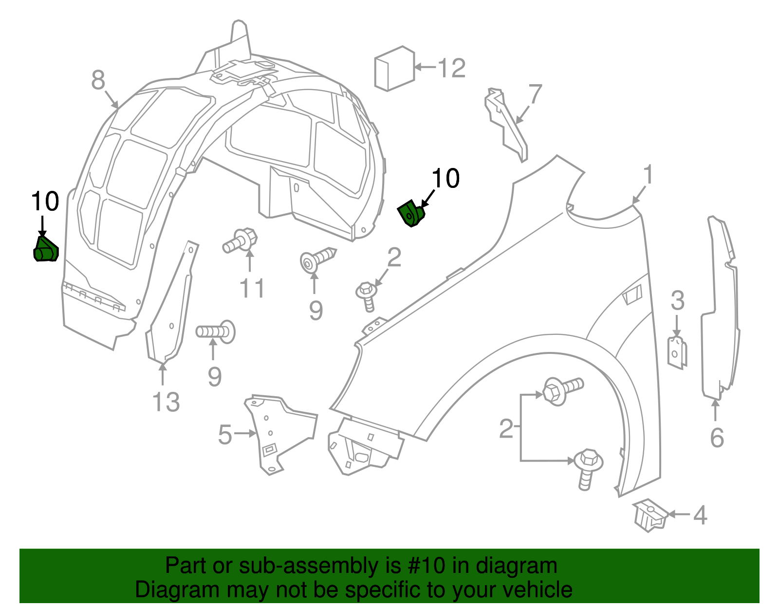 Multi-Purpose Nut - Buick (90589616)