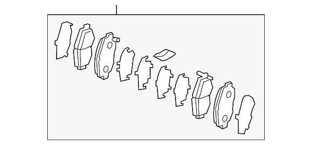 Original Honda Bremsbeläge Vorderseite – Teilenummer 45022-TR7-A01 | Front Pad Set