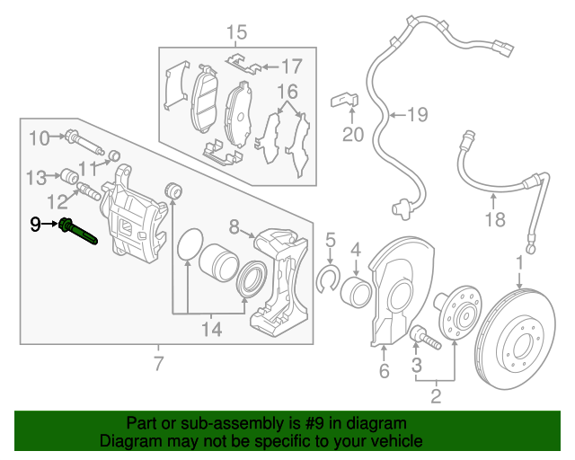 4605A101 Genuine Mitsubishi PIN,FR BRAKE